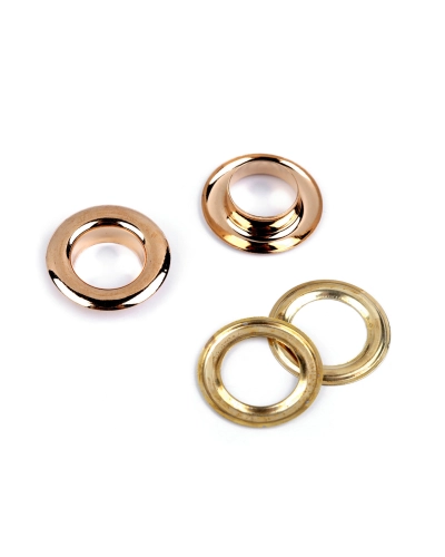 Ocheți metalici, Ø12 mm - 10 pereche | Mimib