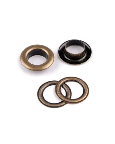 Ocheți metalici, Ø12 mm - 10 pereche | Mimib