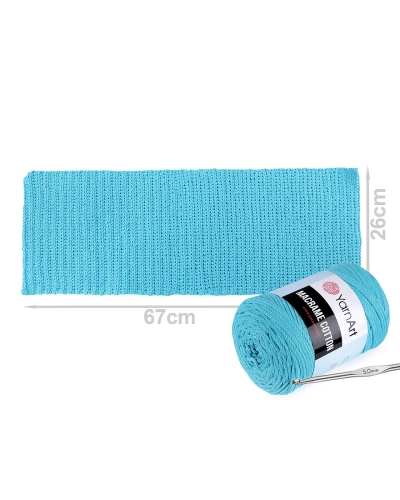 Fir de tricotat Macrame Cotton, 250 g - 1 buc. | Mimib