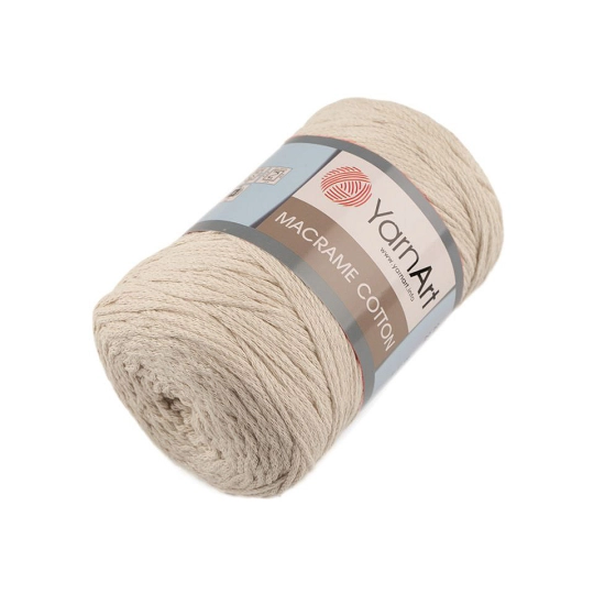 Fir de tricotat Macrame Cotton, 250 g - 1 buc. | Mimib