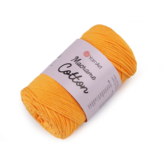 Fir de tricotat Macrame Cotton, 250 g - 1 buc. | Mimib