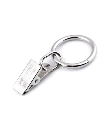 Inele cu clips pentru perdele, Ø25 mm - 20 buc. | Mimib