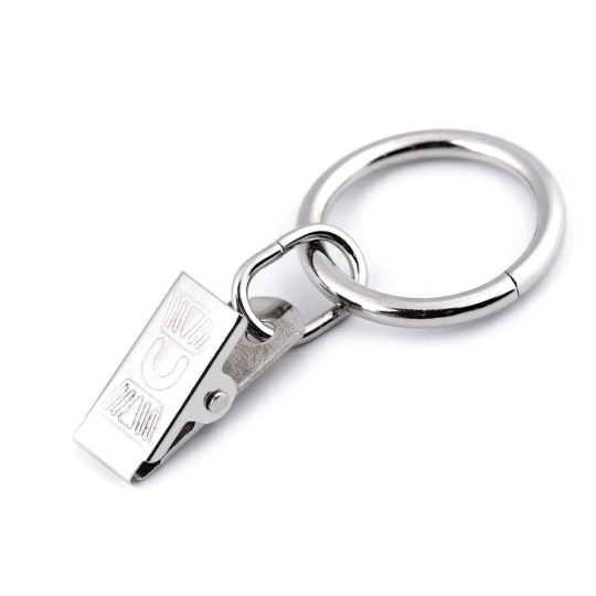 Inele cu clips pentru perdele, Ø25 mm - 20 buc. | Mimib