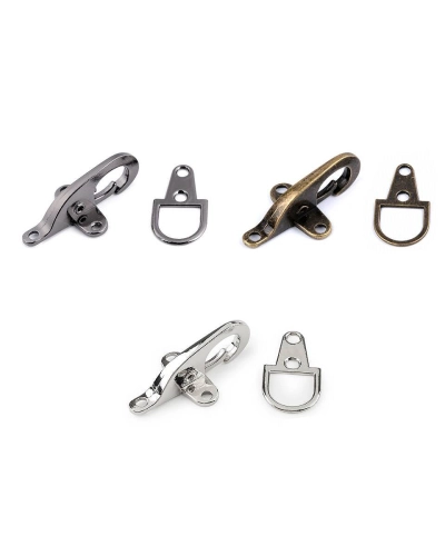 Închizătoare metalică vestimentară - 1 set | Mimib