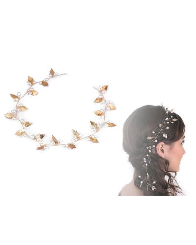 Accesoriu de păr cu perle - 1 buc. | Mimib