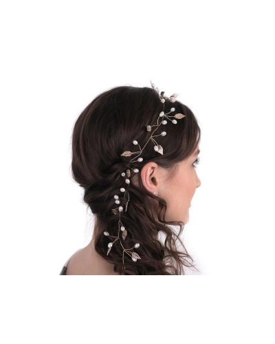 Accesoriu de păr cu perle - 1 buc. | Mimib