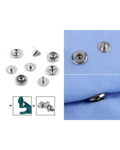 Capse metalice, Ø12 mm - 50 set | Mimib