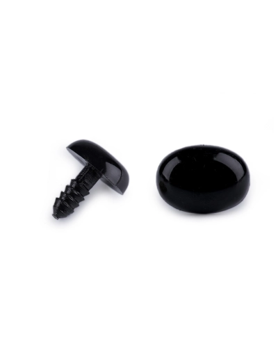 Nas / Ochi pentru jucării cu dispozitiv de siguranță, 11x15 mm - 5 set | Mimib