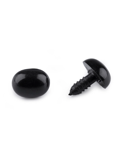 Nas / Ochi pentru jucării cu dispozitiv de siguranță, 13x16 mm - 5 set | Mimib
