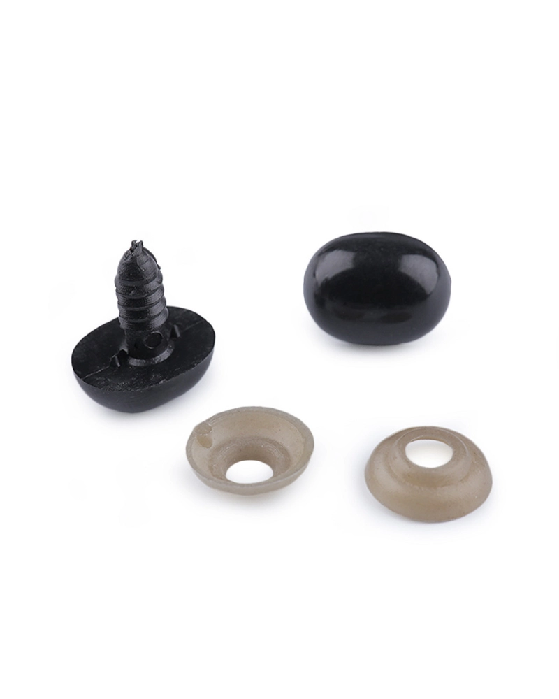 Nas / Ochi pentru jucării cu dispozitiv de siguranță, 13x16 mm - 5 set | Mimib