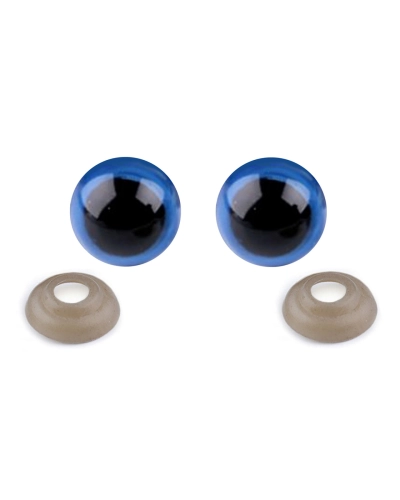 Ochi pentru jucării cu dispozitiv de siguranță, Ø14 mm - 10 set | Mimib