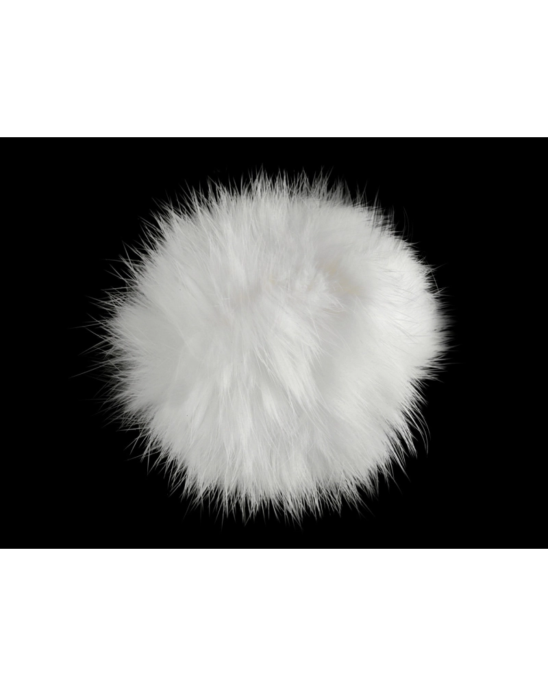 Pompon blană artificială, Ø4-6 cm - 1 buc. | Mimib