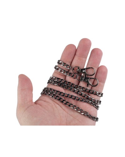 Lanț plat cu carabină pentru poșete, 120 cm - 1 buc. | Mimib