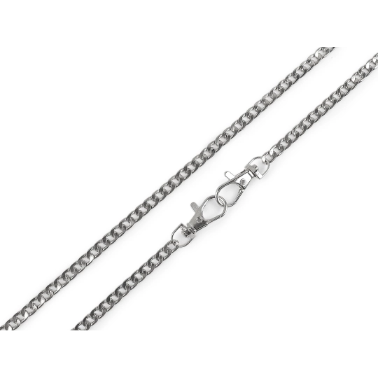 Lanț plat cu carabină pentru poșete, 120 cm - 1 buc. | Mimib