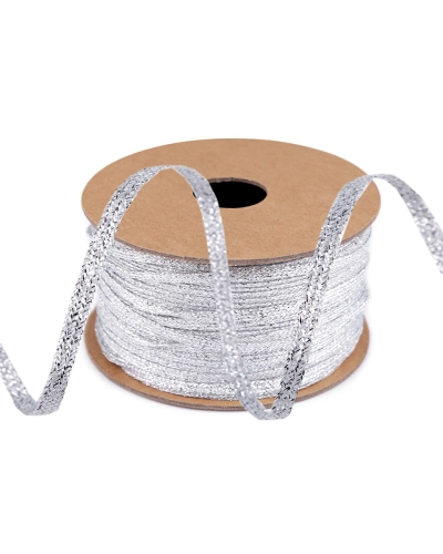 Panglică lurex, lățime 3 mm - 20 m | Mimib