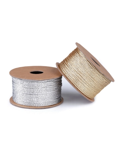 Șnur plat lurex, lățime 1,2 mm - 1 buc. | Mimib