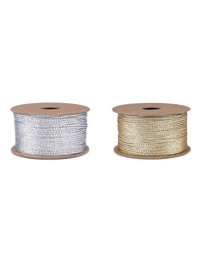 Șnur plat lurex, lățime 1,2 mm - 1 buc. | Mimib