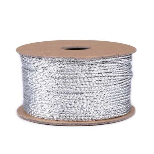 Șnur plat lurex, lățime 1,2 mm - 1 buc. | Mimib