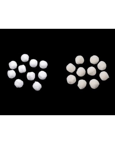 Pompoane Deluxe, Ø20 mm - 12 buc. | Mimib