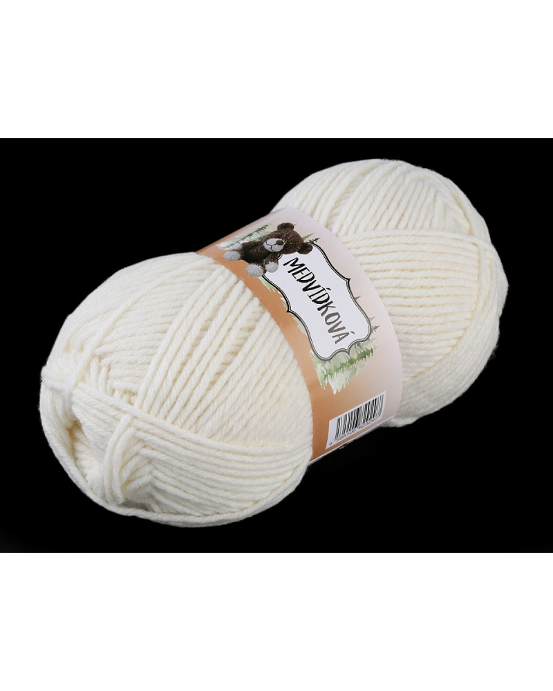 Fir de tricotat ursuleț, 100g - 1 buc. | Mimib
