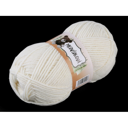 Fir de tricotat ursuleț, 100g - 1 buc. | Mimib