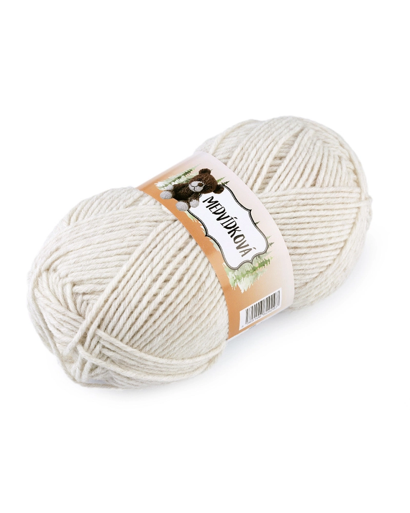 Fir de tricotat ursuleț, 100g - 1 buc. | Mimib