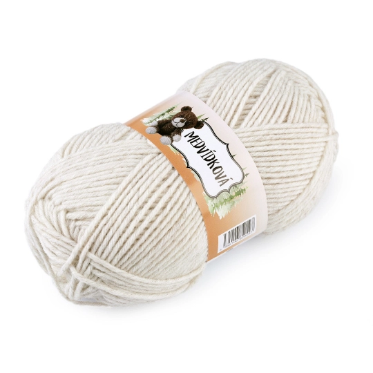 Fir de tricotat ursuleț, 100g - 1 buc. | Mimib