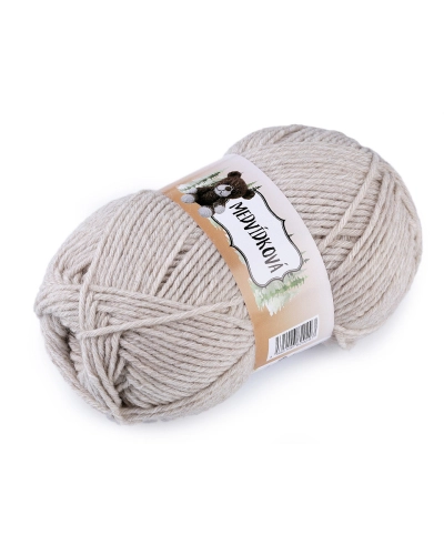 Fir de tricotat ursuleț, 100g - 1 buc. | Mimib