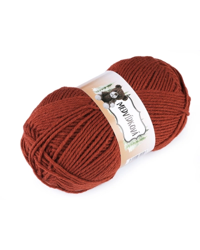 Fir de tricotat ursuleț, 100g - 1 buc. | Mimib