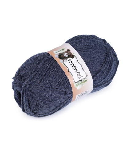 Fir de tricotat ursuleț, 100g - 1 buc. | Mimib