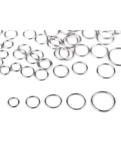 Inele metalice, Ø6, Ø8, Ø10, Ø12, Ø15 mm - 50 buc. | Mimib
