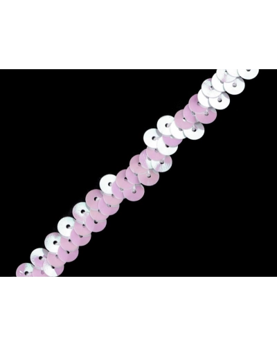 Bandă cu paiete elastică, lățime 10 mm - 1 m | Mimib