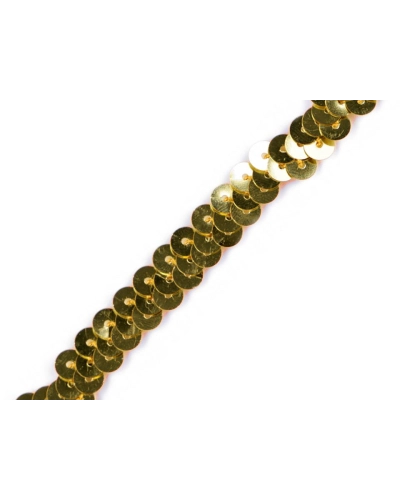 Bandă cu paiete elastică, lățime 10 mm - 1 m | Mimib