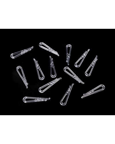Agrafă plastic, 10x45 mm - 200 buc. | Mimib