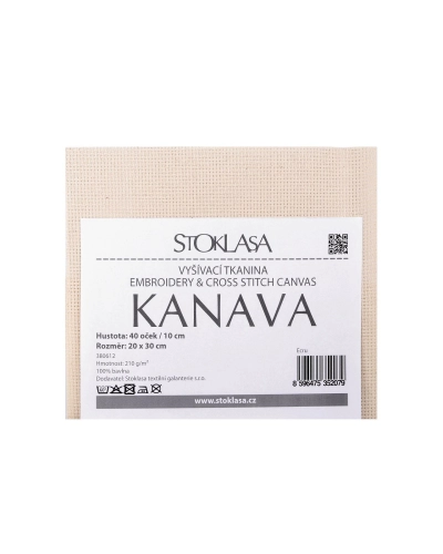 Etamină pentru brodat Kanava, 20x30 cm - 1 buc. | Mimib