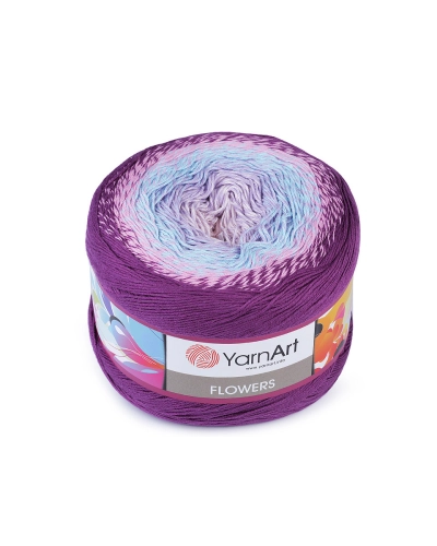 Fir de tricotat Flowers, 250 g - 1 buc. | Mimib