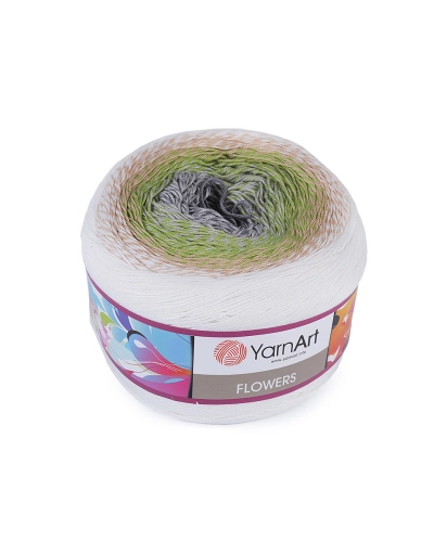 Fir de tricotat Flowers, 250 g - 1 buc. | Mimib