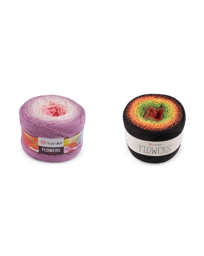 Fir de tricotat Flowers, 250 g - 1 buc. | Mimib