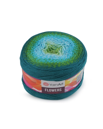 Fir de tricotat Flowers, 250 g - 1 buc. | Mimib