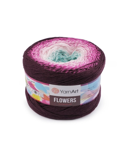 Fir de tricotat Flowers, 250 g - 1 buc. | Mimib