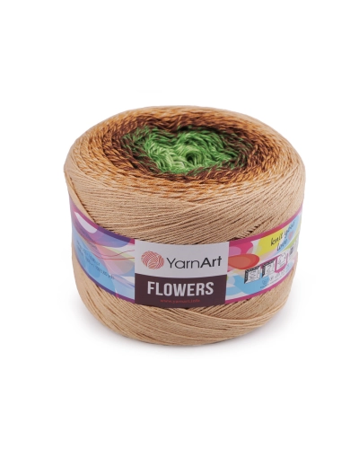 Fir de tricotat Flowers, 250 g - 1 buc. | Mimib