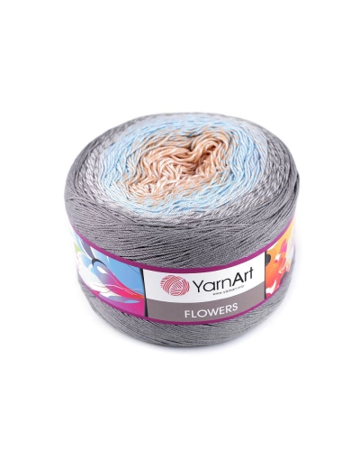 Fir de tricotat Flowers, 250 g - 1 buc. | Mimib