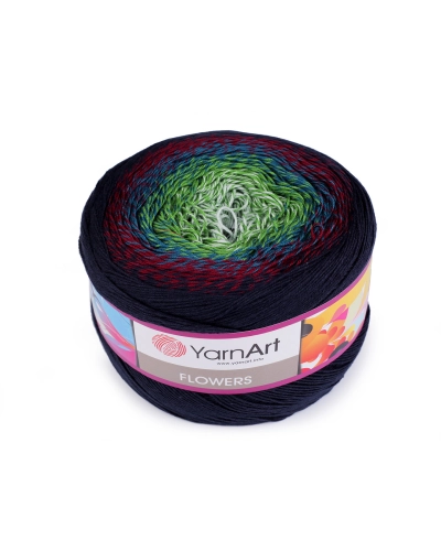 Fir de tricotat Flowers, 250 g - 1 buc. | Mimib