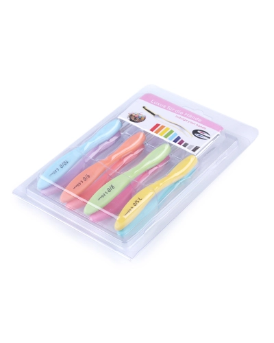 Set croșete cu mâner ergonomic - 1 set | Mimib