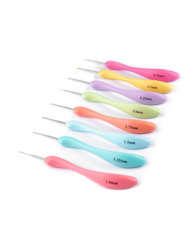 Set croșete cu mâner ergonomic - 1 set | Mimib