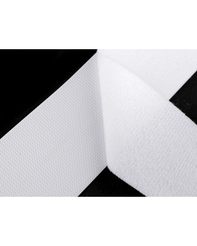 Nízkoprofilový suchý zips háčik + plyš šírka 50 mm jemný - 1 m | Mimib