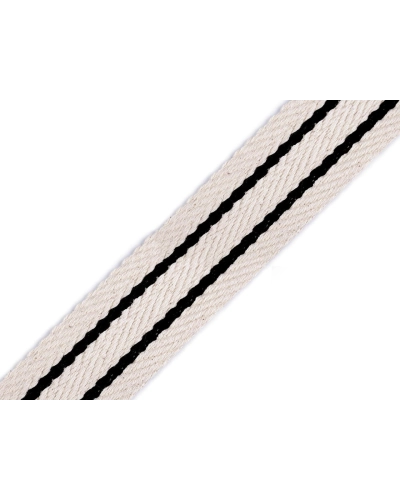 Bavlnený obojstranný popruh šírka 38 mm - 1 m | Mimib