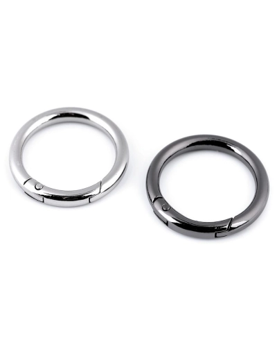 Karabína okrúhla na kabelky / krúžok na kľúče Ø32 mm - 1 ks | Mimib
