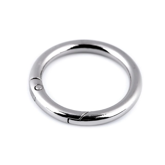 Karabína okrúhla na kabelky / krúžok na kľúče Ø32 mm - 1 ks | Mimib