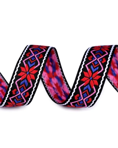 Prámik / vzorovka indiánsky motív šírka  24 mm - 10 m | Mimib